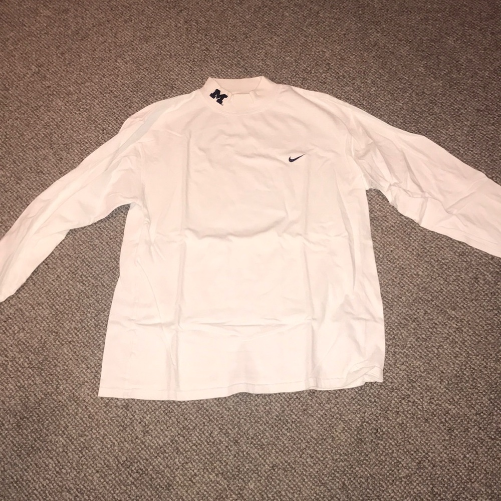 Vintage Michigan mock turtle neck